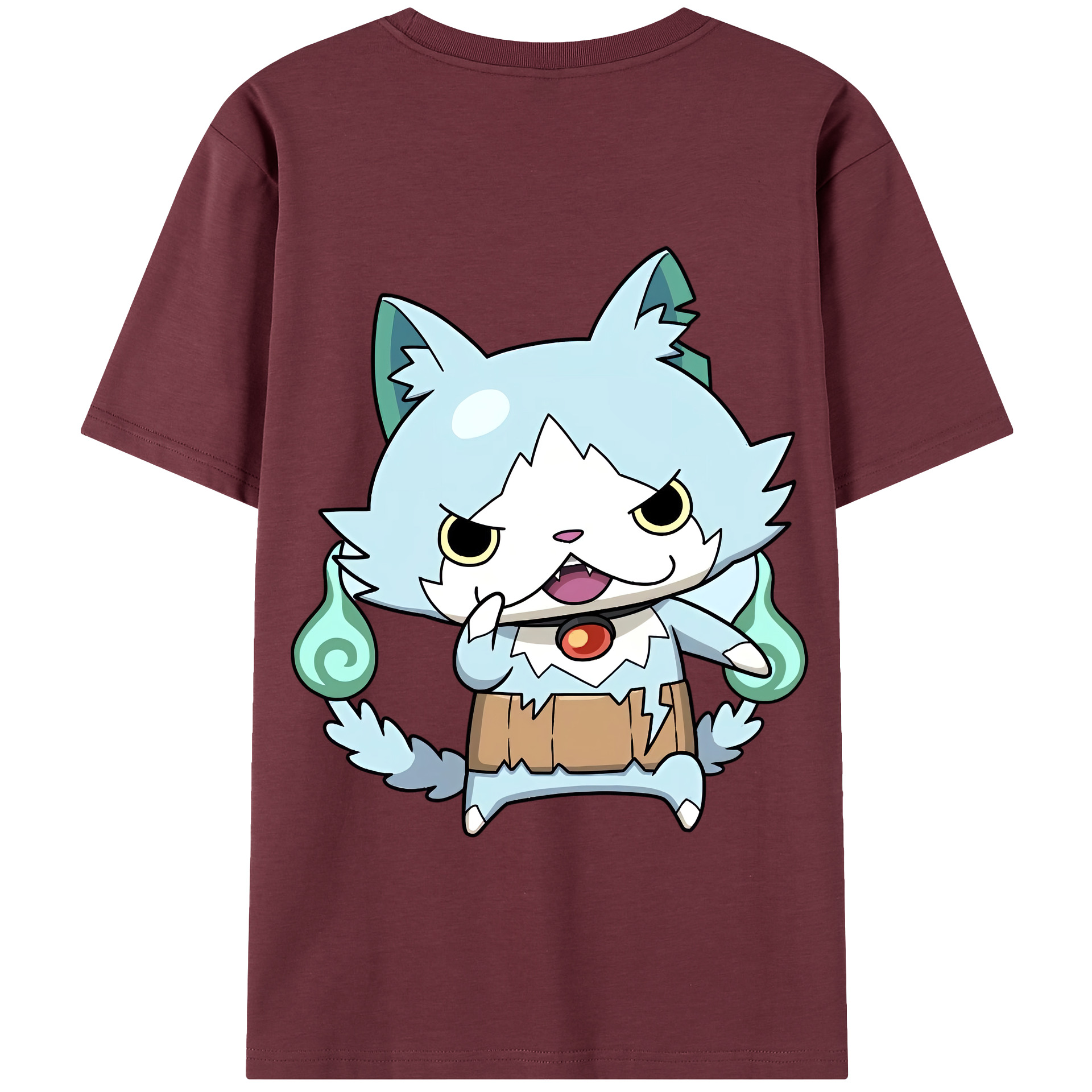 （画像用） 妖怪ウォッチ Yo-kai Watch 綿100％半袖Tシャツ（背面プリント）